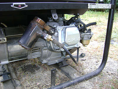 Испытания на бензогенераторе